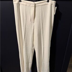 H&M Cream Women's Trousers